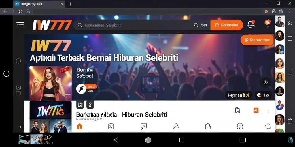 Tampilan antarmuka IW777 yang menarik dan fungsional.