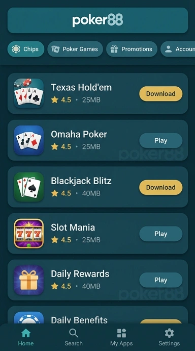 Aplikasi Pilihan Terpopuler di poker88 — Hub Unduhan Utama
